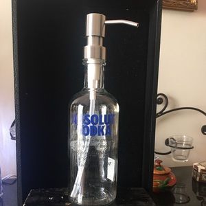 ABSOLUTE VODKA SOAP DISPENSER
